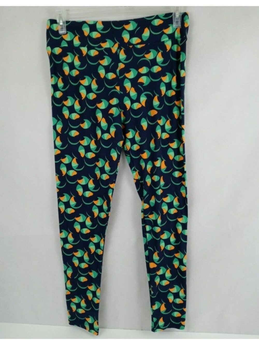 New LuLaRoe Tall & Curvy Leggings With Orange & Green Designs